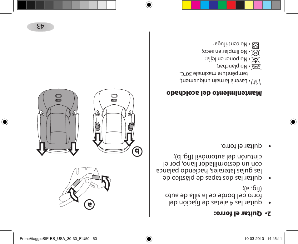 Peg-Perego PRIMO VIAGGIO SIP ES 30.30 User Manual | Page 50 / 92