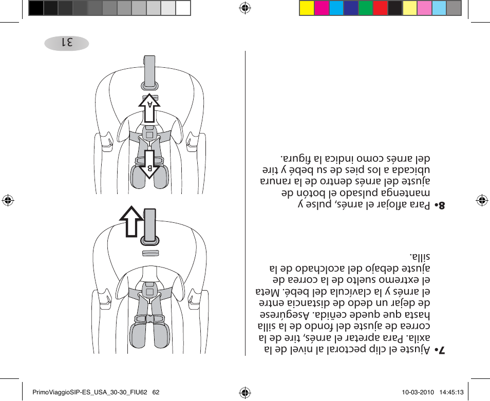 Peg-Perego PRIMO VIAGGIO SIP ES 30.30 User Manual | Page 62 / 92