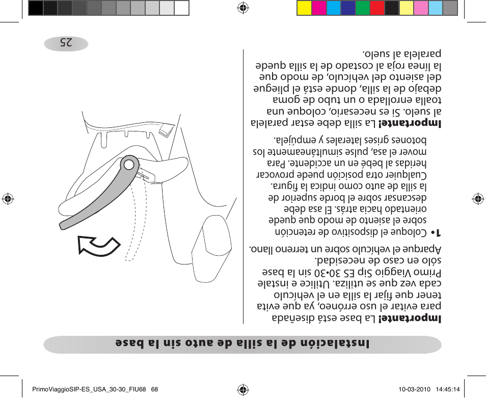 Peg-Perego PRIMO VIAGGIO SIP ES 30.30 User Manual | Page 68 / 92