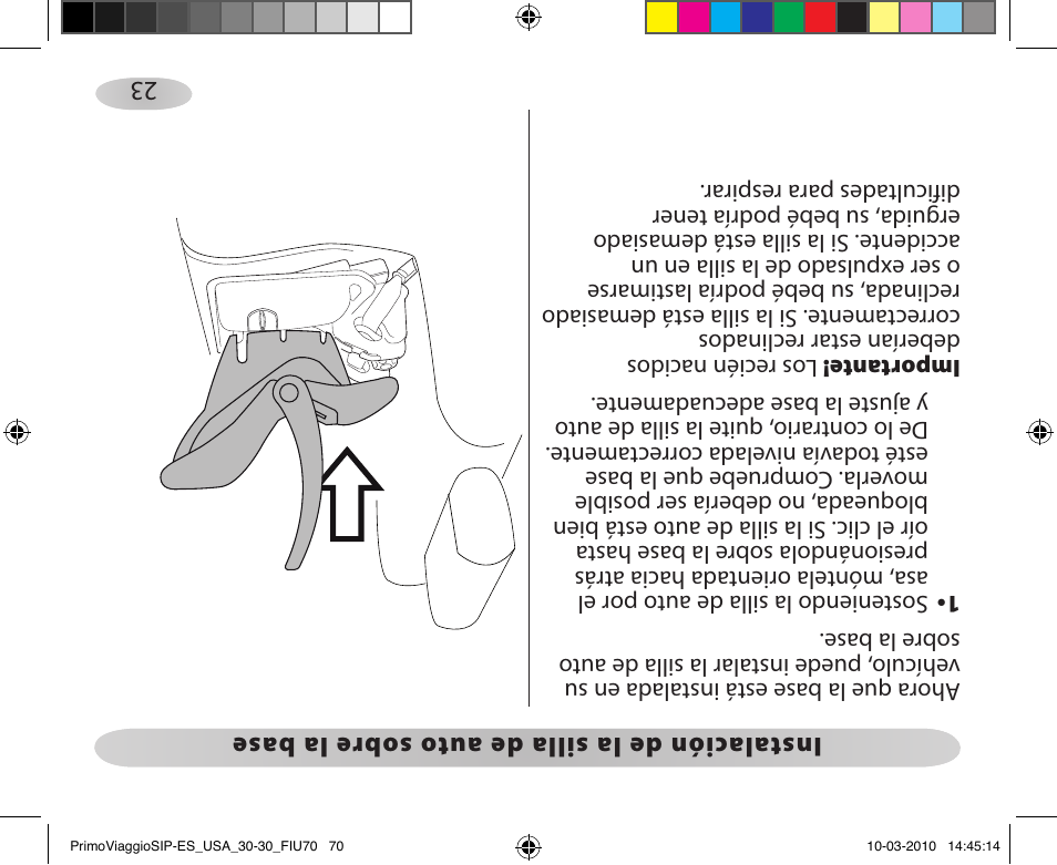 Peg-Perego PRIMO VIAGGIO SIP ES 30.30 User Manual | Page 70 / 92