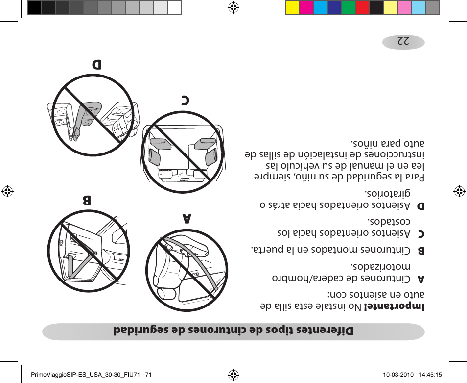 Db a c | Peg-Perego PRIMO VIAGGIO SIP ES 30.30 User Manual | Page 71 / 92