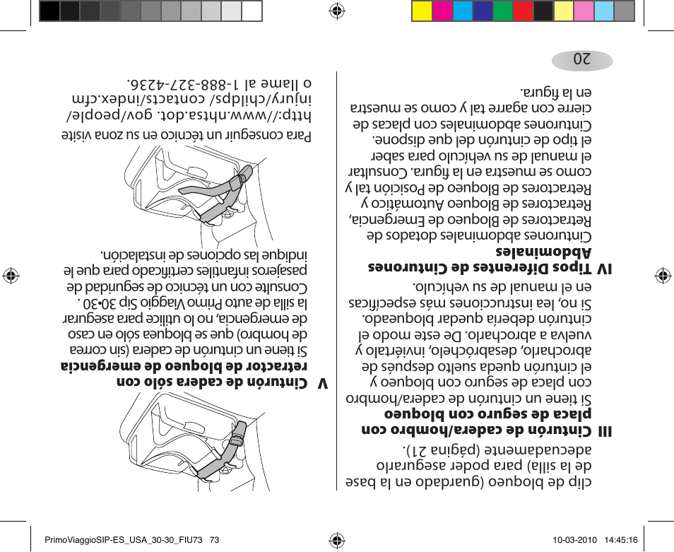 Peg-Perego PRIMO VIAGGIO SIP ES 30.30 User Manual | Page 73 / 92