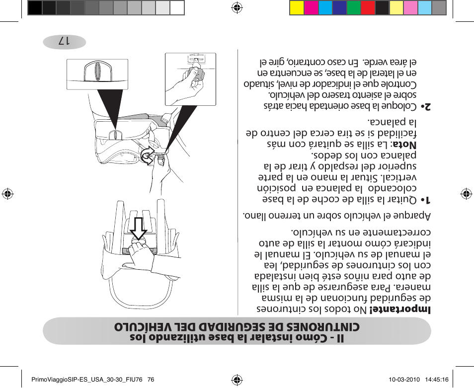 Peg-Perego PRIMO VIAGGIO SIP ES 30.30 User Manual | Page 76 / 92