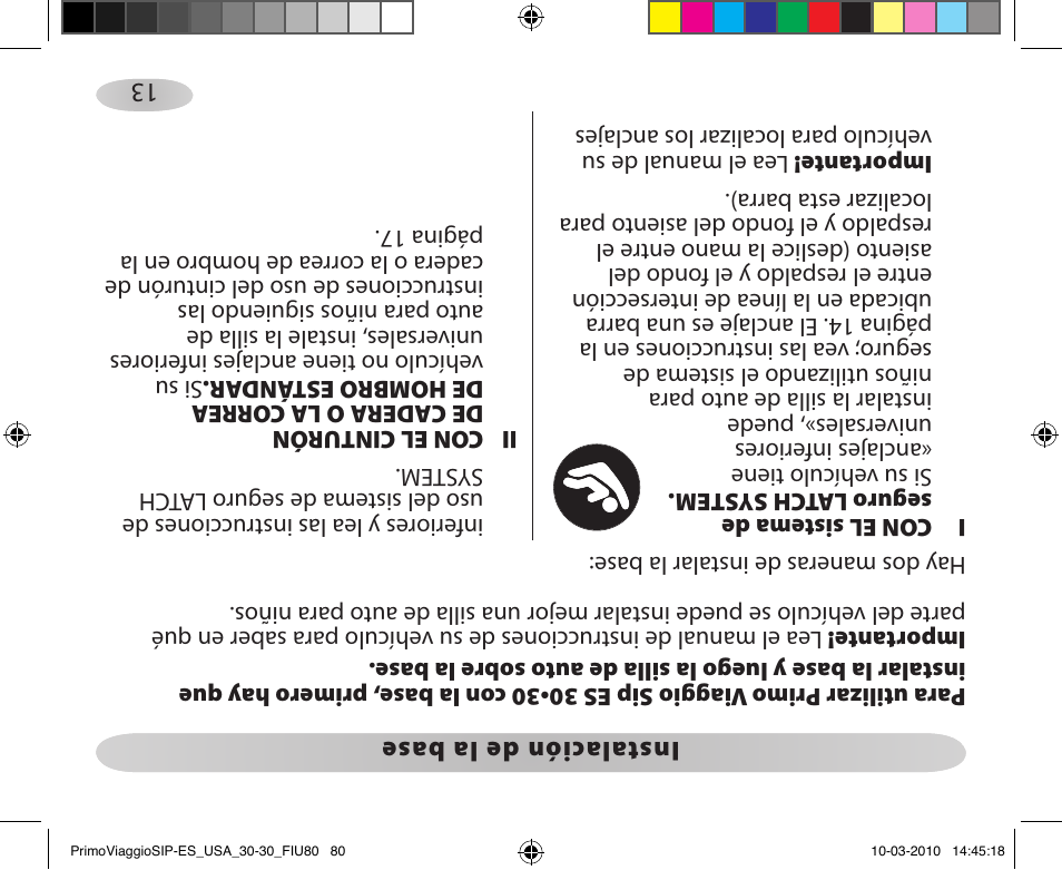Peg-Perego PRIMO VIAGGIO SIP ES 30.30 User Manual | Page 80 / 92