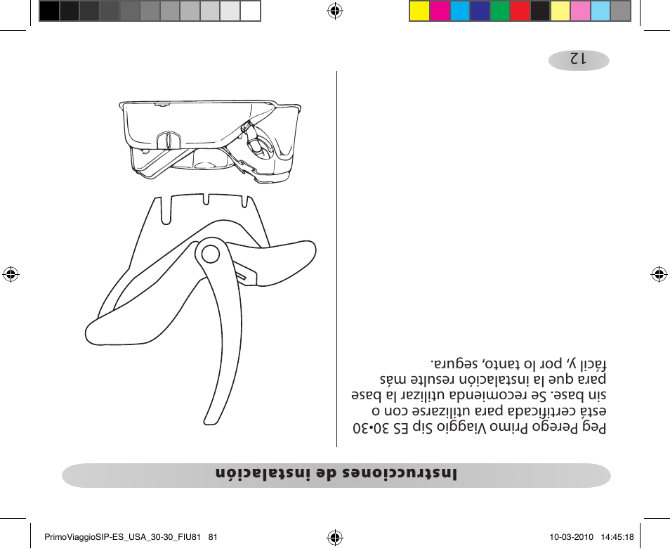 Peg-Perego PRIMO VIAGGIO SIP ES 30.30 User Manual | Page 81 / 92