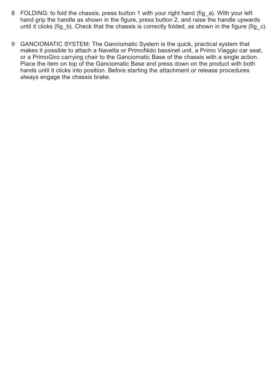 Peg-Perego Caravel 22 User Manual | Page 12 / 56