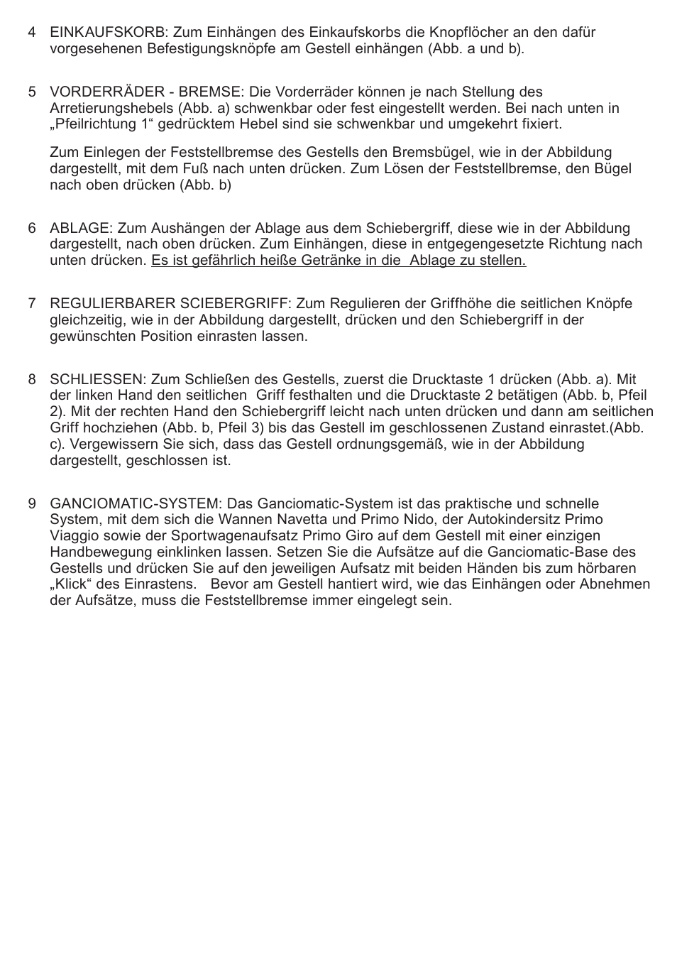 Peg-Perego Caravel 22 User Manual | Page 18 / 56