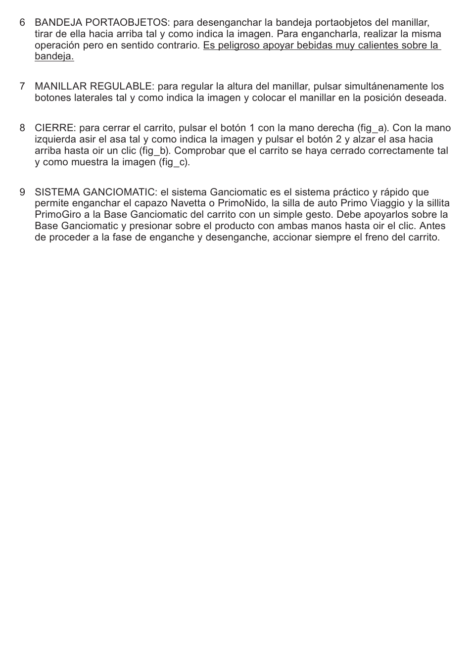 Peg-Perego Caravel 22 User Manual | Page 21 / 56