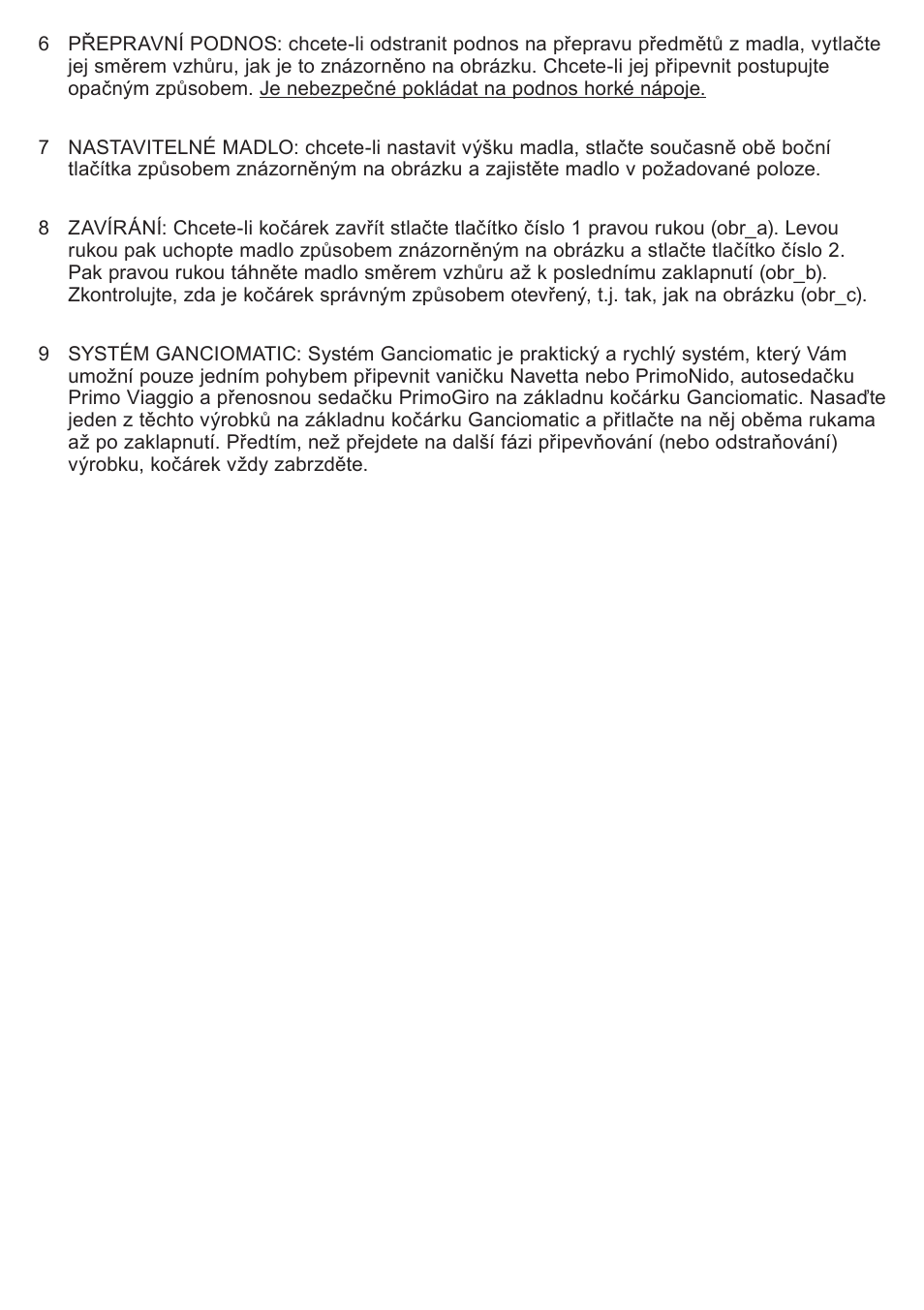 Peg-Perego Caravel 22 User Manual | Page 36 / 56
