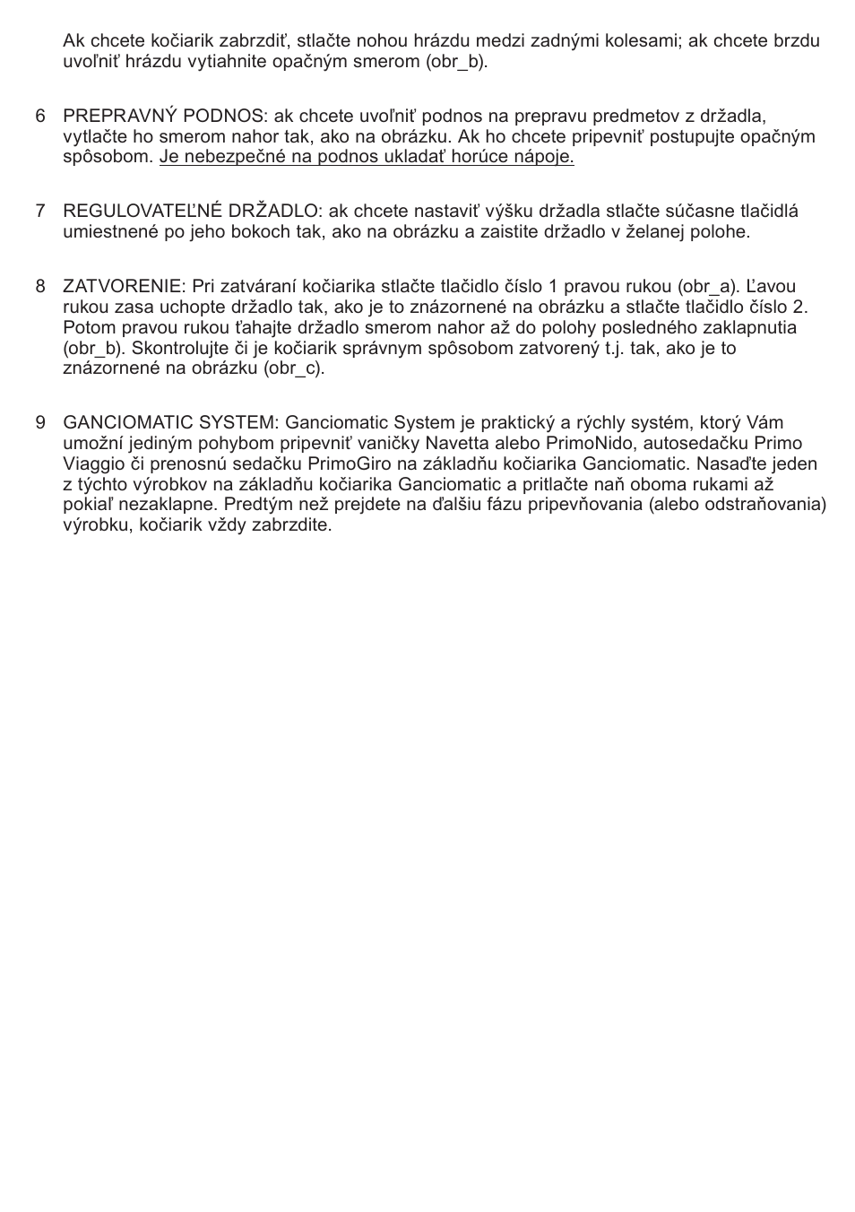 Peg-Perego Caravel 22 User Manual | Page 39 / 56