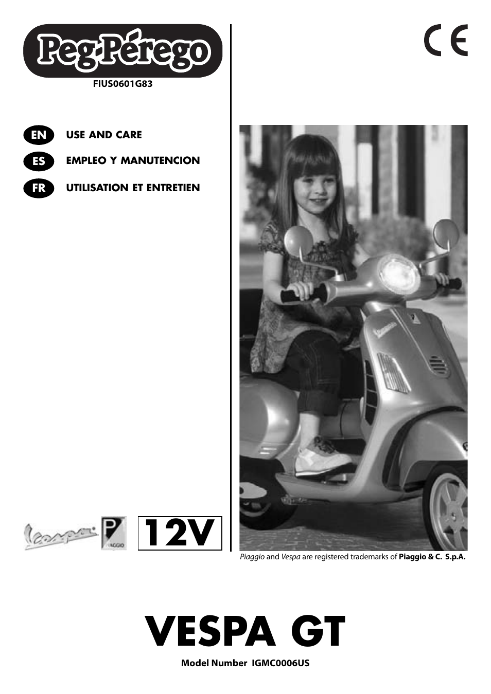 Peg-Perego IGMC0006US User Manual | 16 pages
