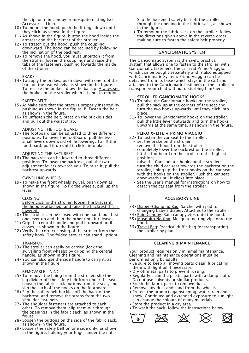 Peg-Perego Pliko X-Lite User Manual | Page 12 / 48