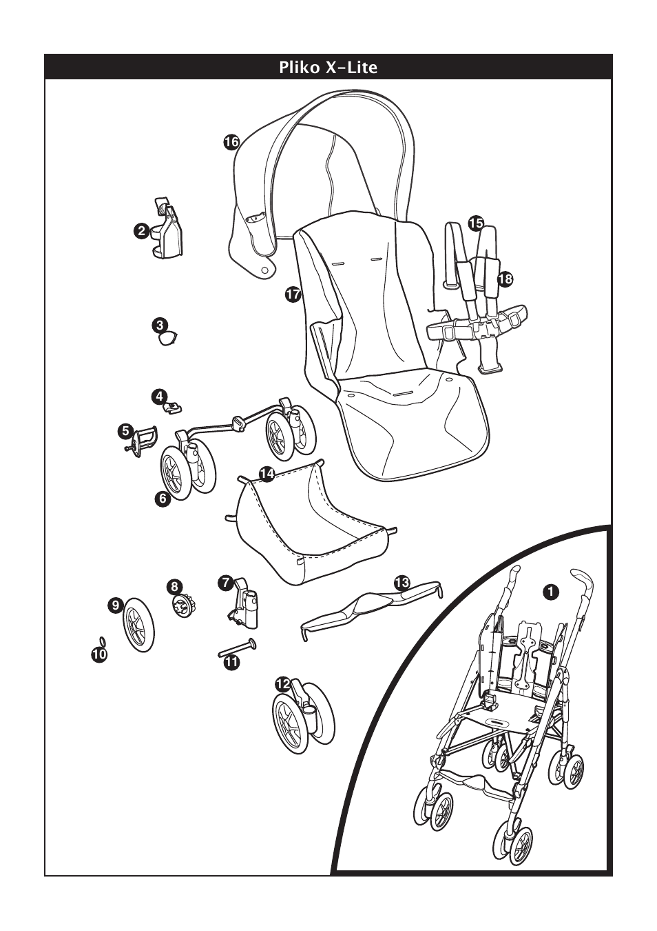 Pliko x-lite | Peg-Perego Pliko X-Lite User Manual | Page 8 / 48