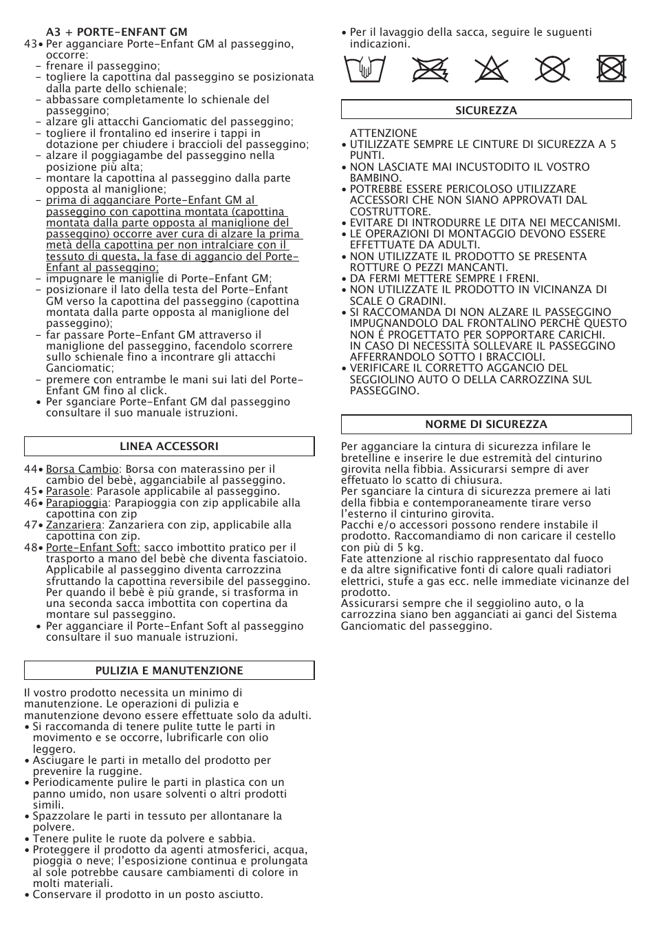 Peg-Perego A3 User Manual | Page 14 / 52