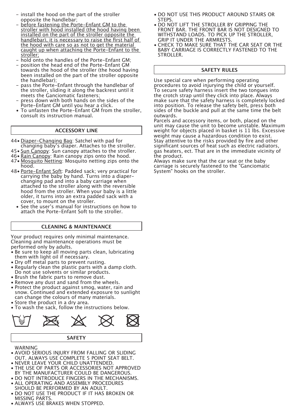 Peg-Perego A3 User Manual | Page 17 / 52