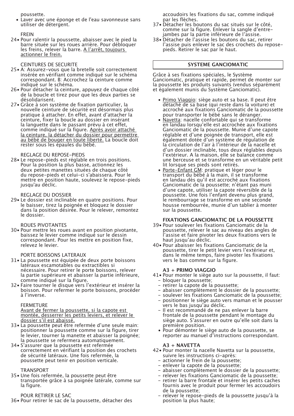 Peg-Perego A3 User Manual | Page 19 / 52