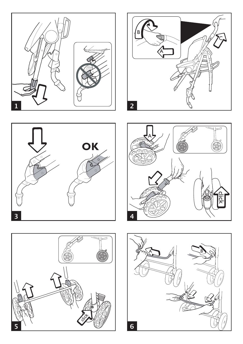 Click | Peg-Perego A3 User Manual | Page 2 / 52
