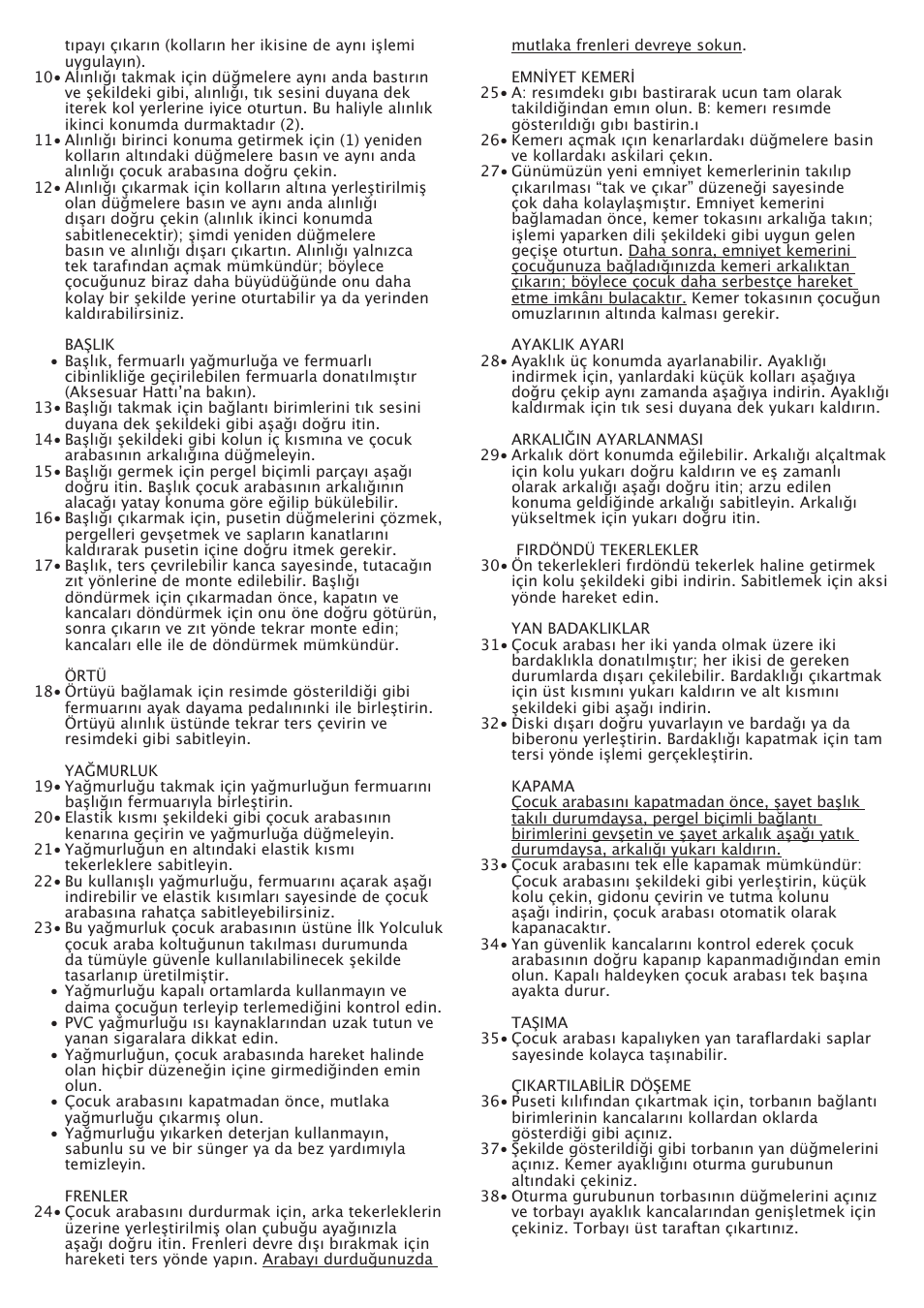 Peg-Perego A3 User Manual | Page 44 / 52