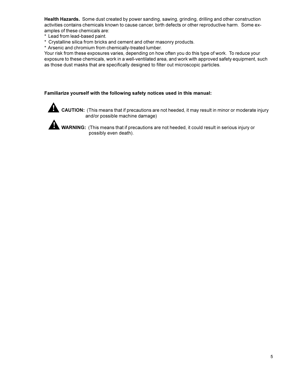 Powermatic 75 User Manual | Page 5 / 16
