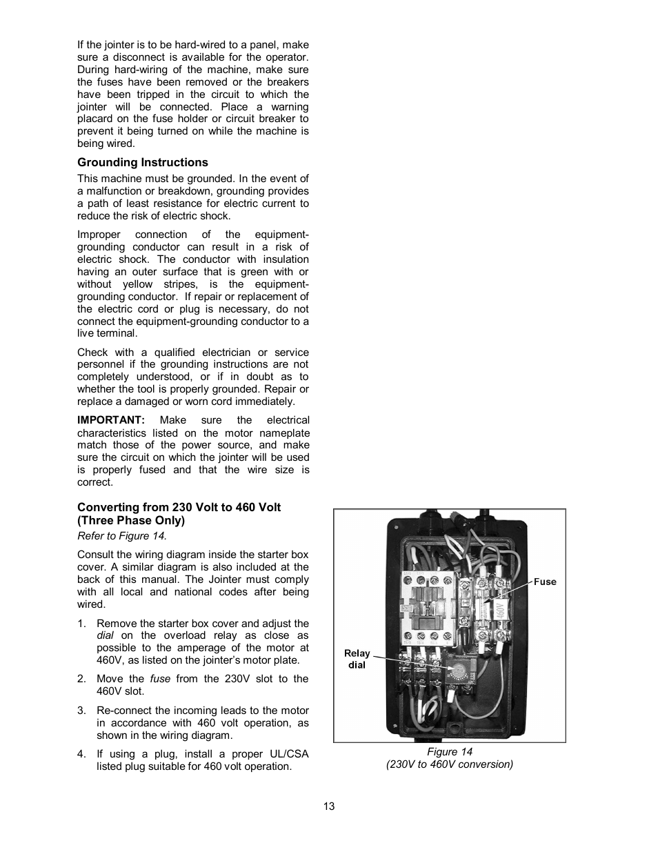 Powermatic 60HH User Manual | Page 13 / 44