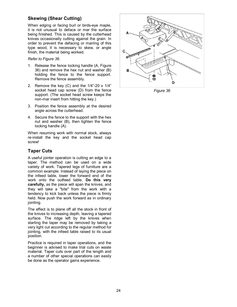 Powermatic 60HH User Manual | Page 24 / 44