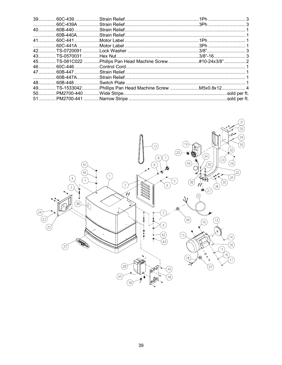 Powermatic 60HH User Manual | Page 39 / 44