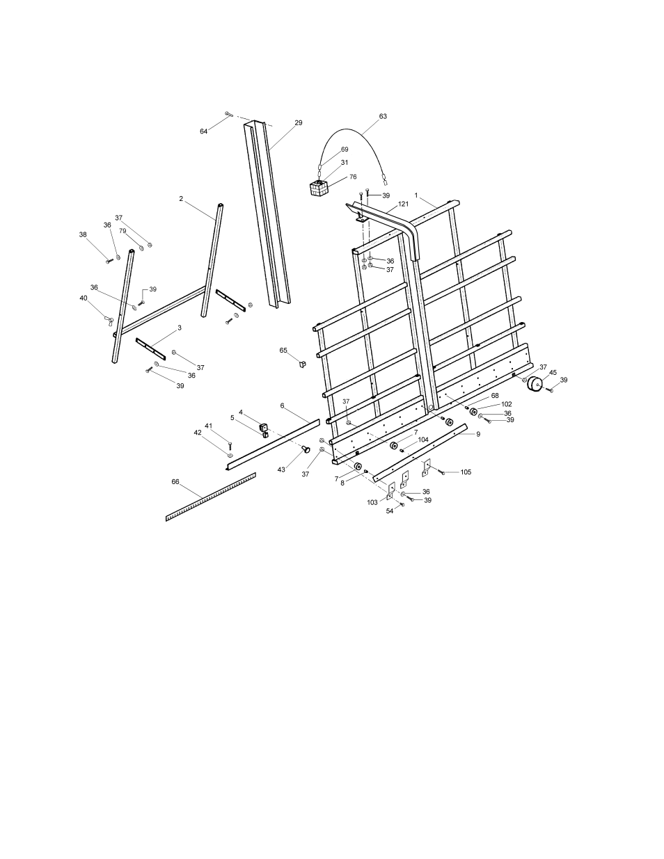 511 panel saw assembly | Powermatic 511 User Manual | Page 24 / 36