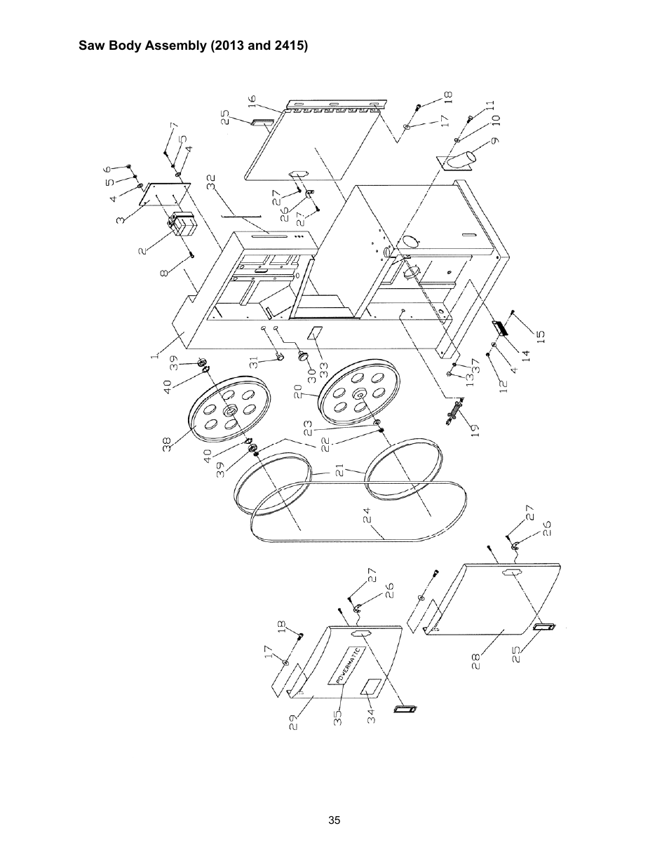 Powermatic 2013 User Manual | Page 35 / 60