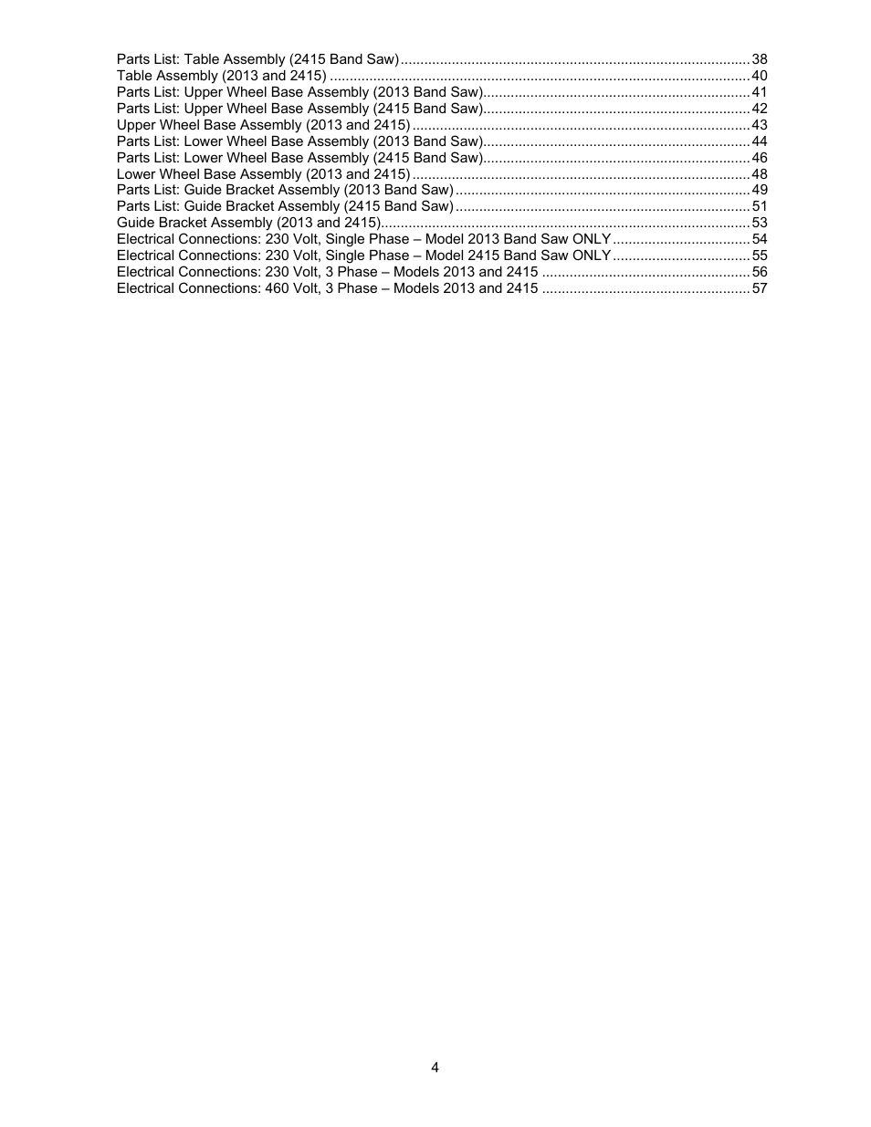 Powermatic 2013 User Manual | Page 4 / 60