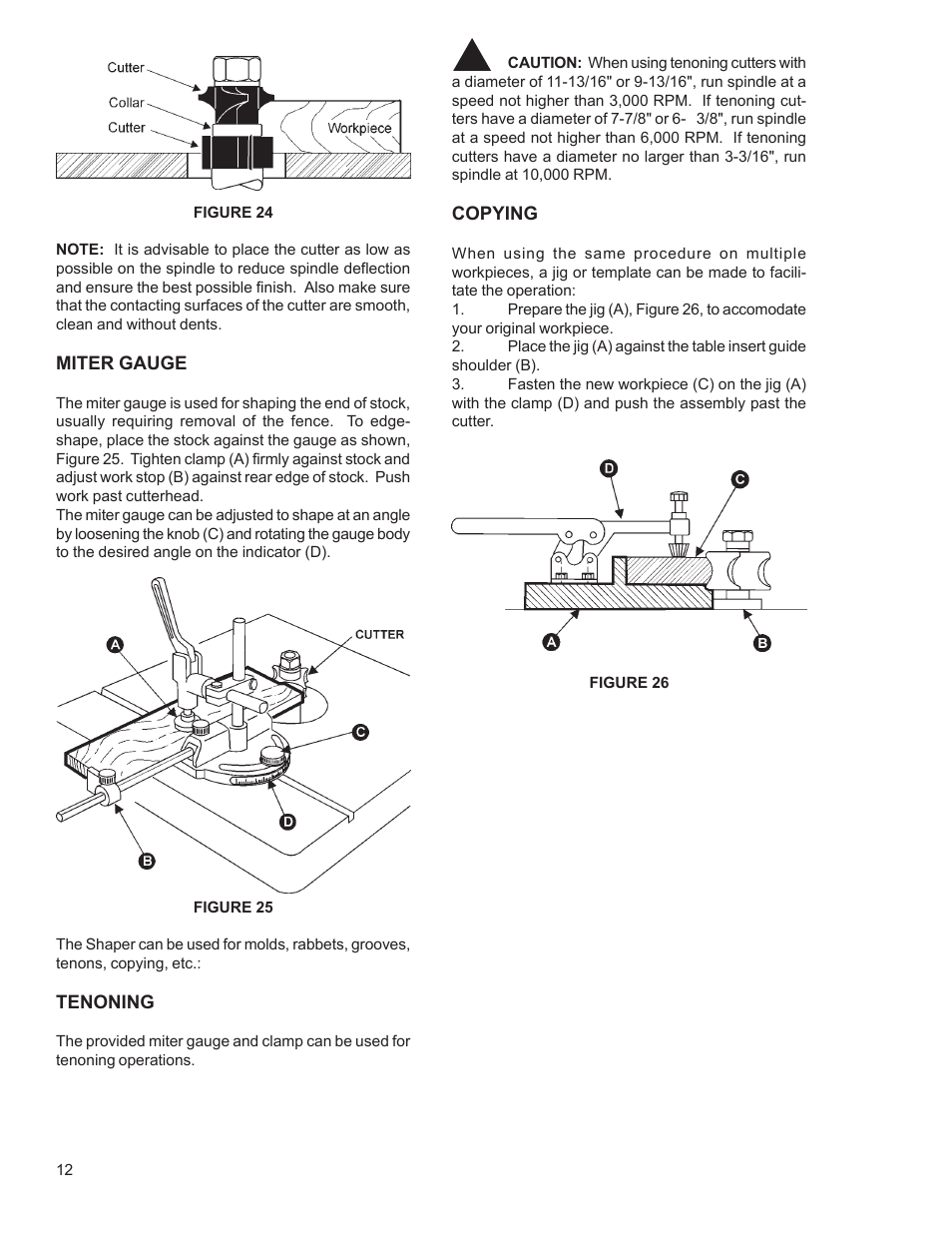 Powermatic Wood Shaper 29 User Manual | Page 12 / 28