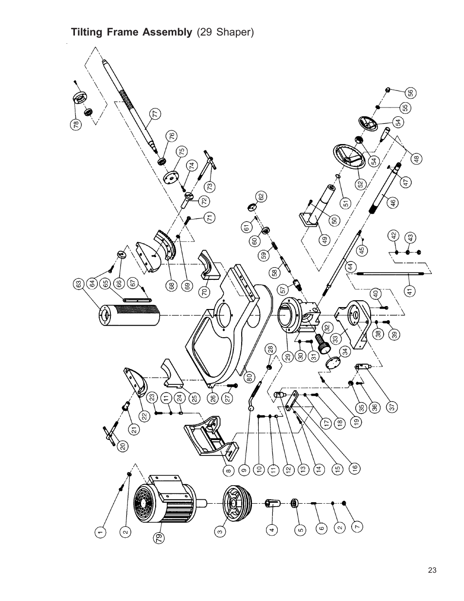 Powermatic Wood Shaper 29 User Manual | Page 23 / 28