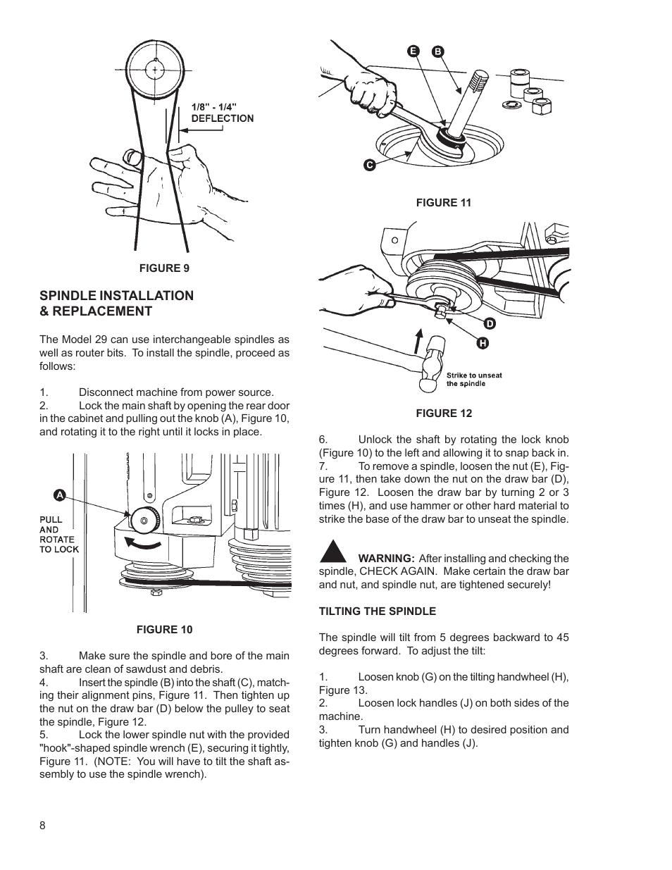 Powermatic Wood Shaper 29 User Manual | Page 8 / 28