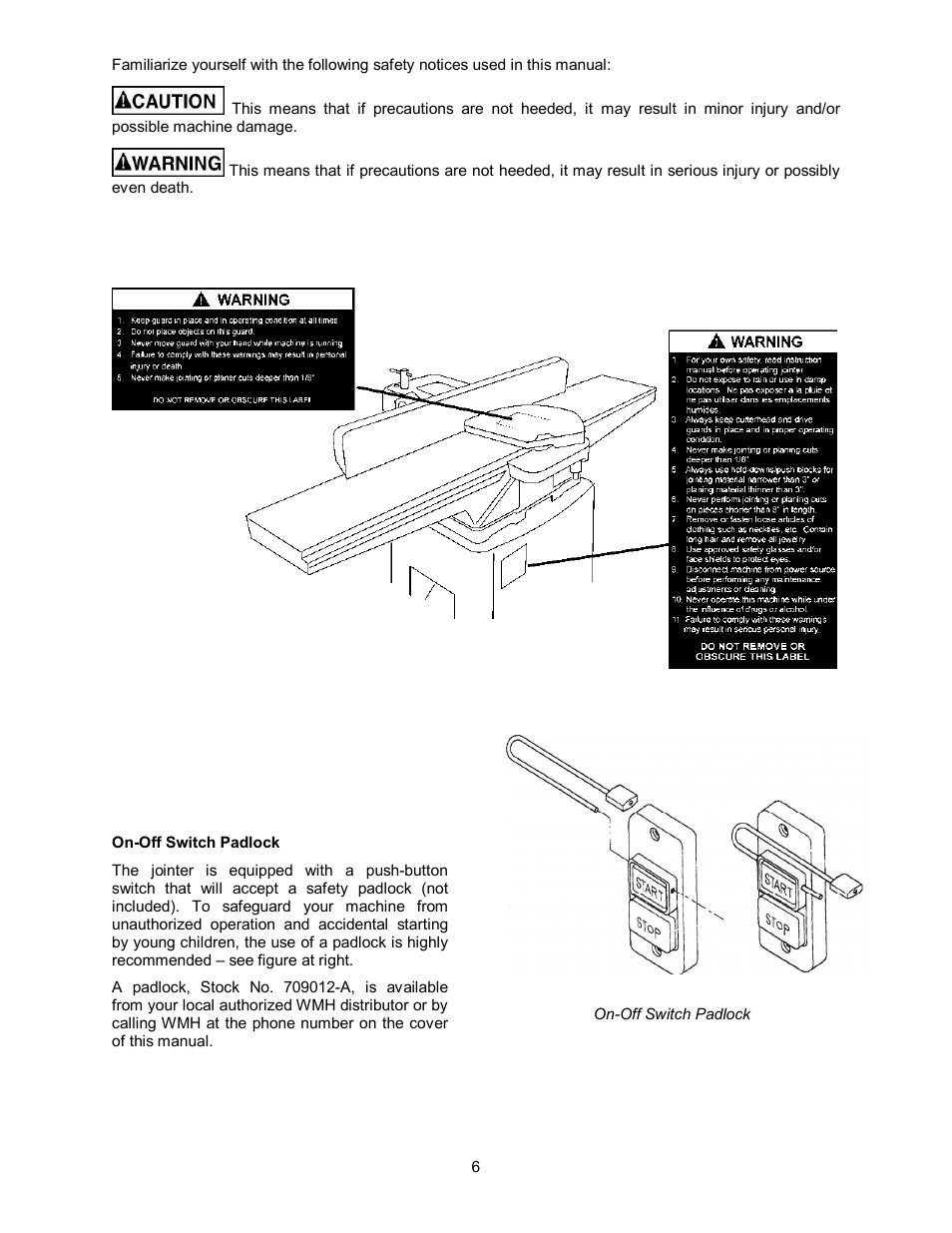 Powermatic 54HH User Manual | Page 6 / 40