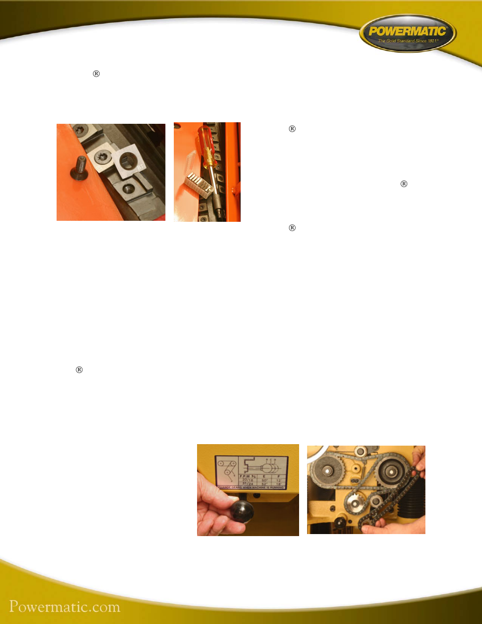 Powermatic 209HH User Manual | Page 2 / 6