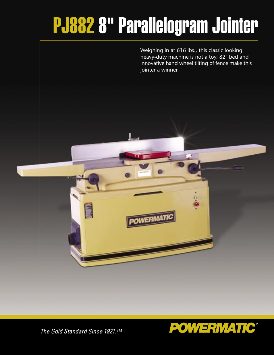 Powermatic PJ882 User Manual | 2 pages