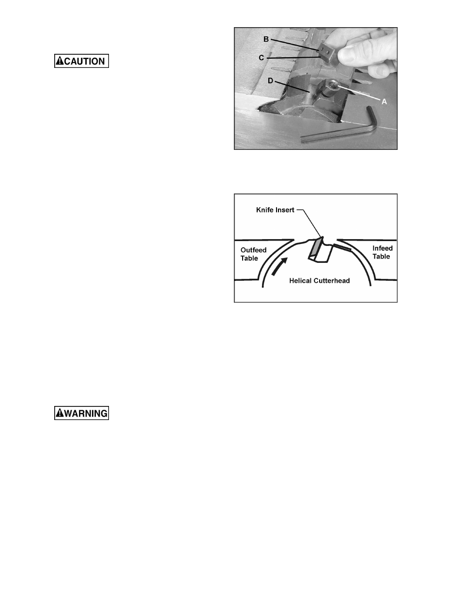 Replacing knife inserts (helical cutterhead) | Powermatic 1285 User Manual | Page 16 / 44