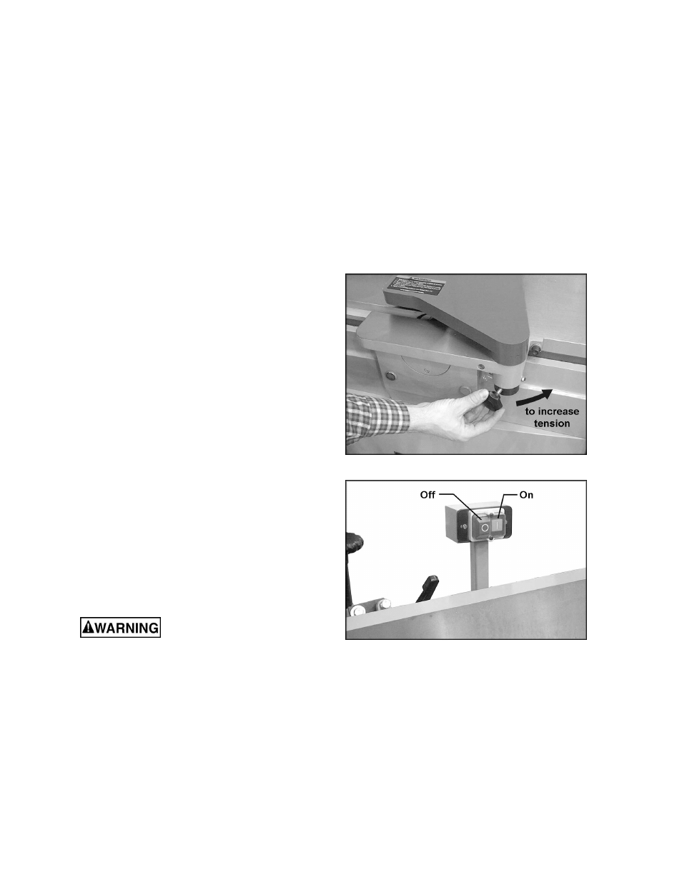 Cutter guard tension, Operating controls, Operation | Powermatic 1285 User Manual | Page 18 / 44