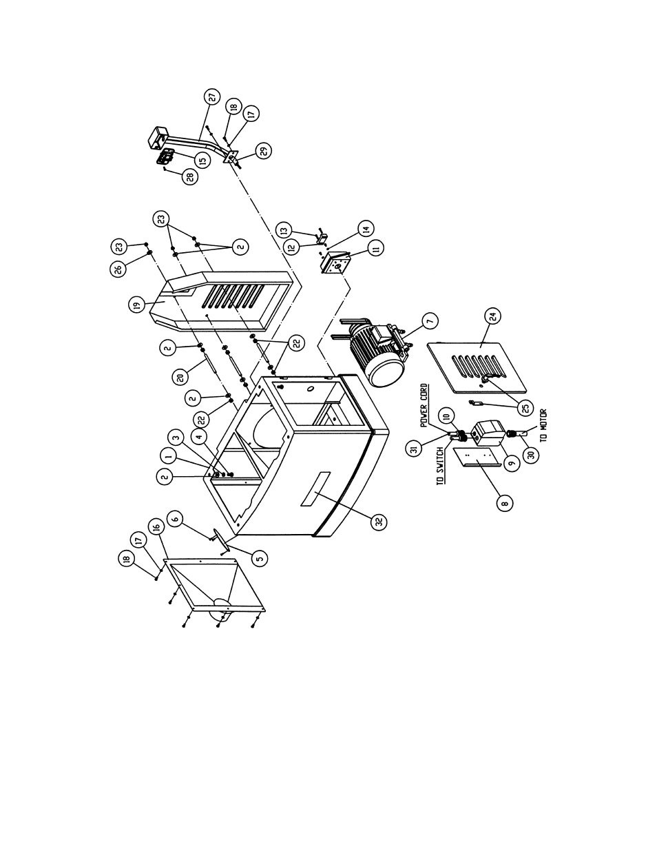 Stand assembly | Powermatic 1285 User Manual | Page 29 / 44