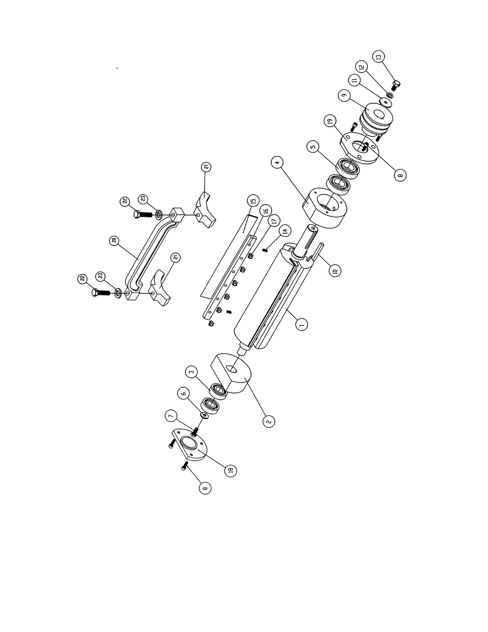 Straight cutterhead assembly | Powermatic 1285 User Manual | Page 37 / 44