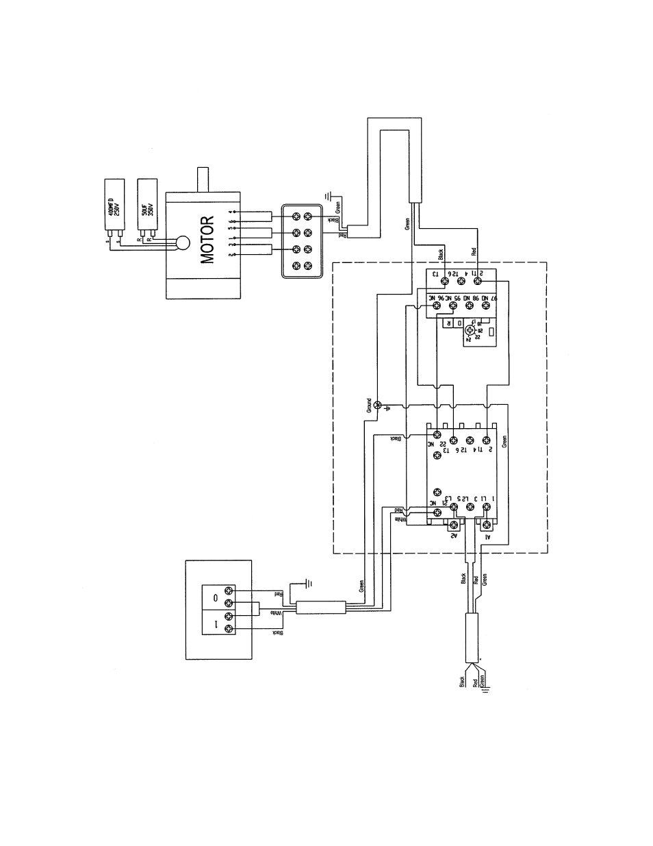 Electrical connections – 1 phase | Powermatic 1285 User Manual | Page 42 / 44