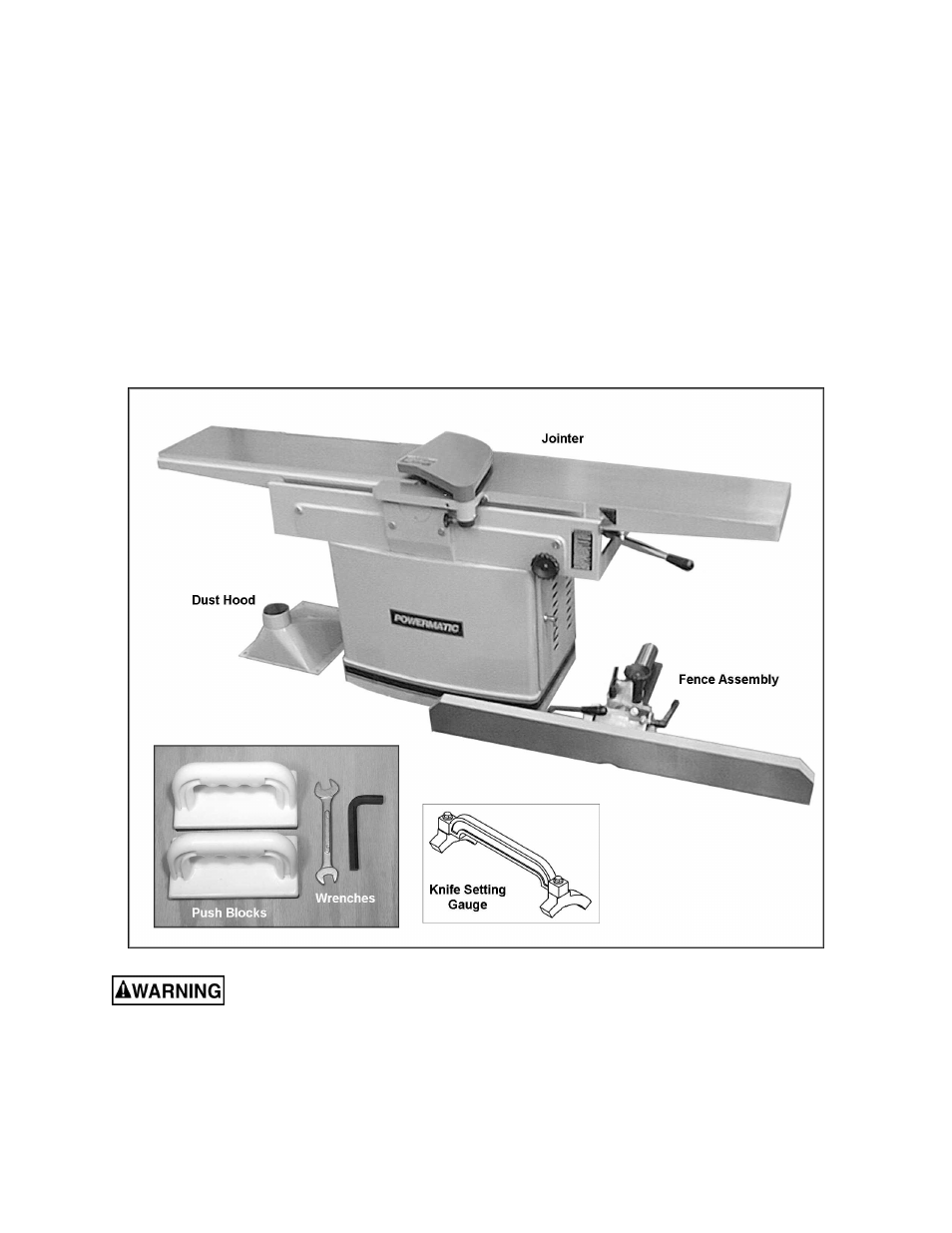 Unpacking | Powermatic 1285 User Manual | Page 8 / 44