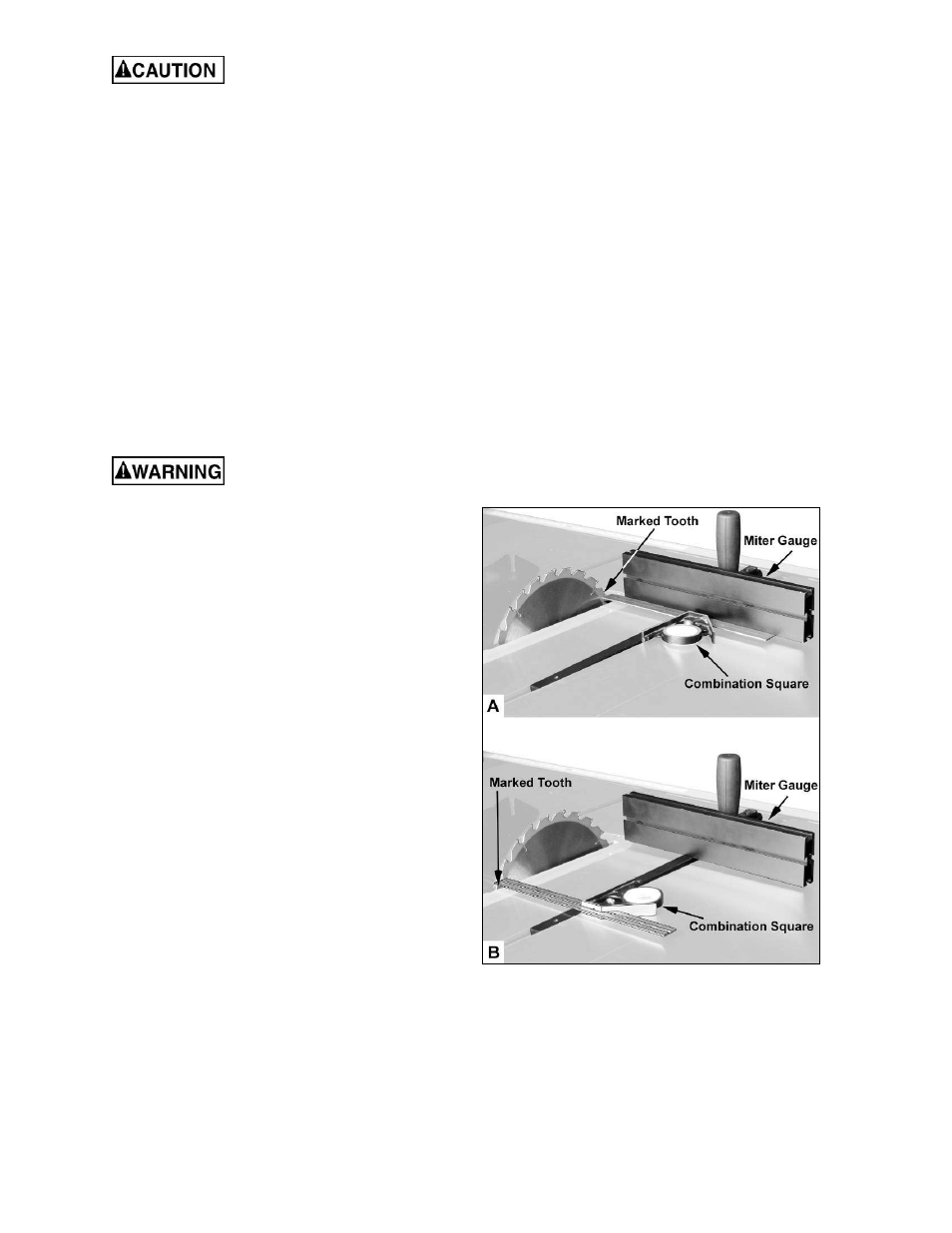 Miter slot alignment | Powermatic PM3000 User Manual | Page 14 / 36