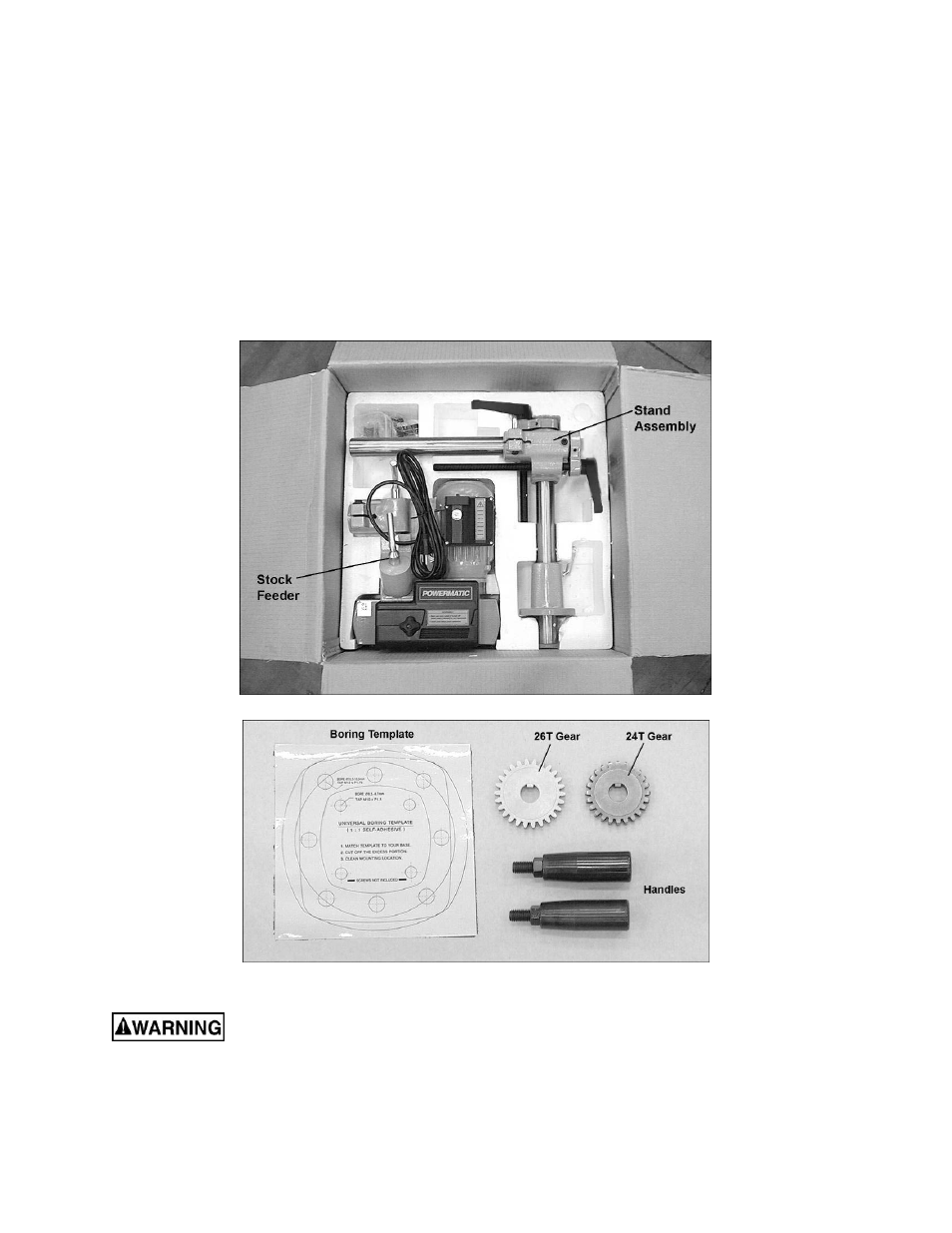 Unpacking | Powermatic 3-Roll Powered Stock Feeder PF3-JR User Manual | Page 8 / 28