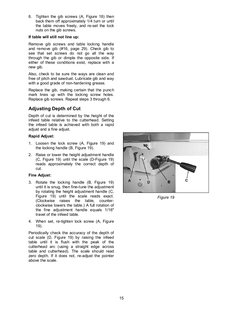 Powermatic 60B User Manual | Page 15 / 40