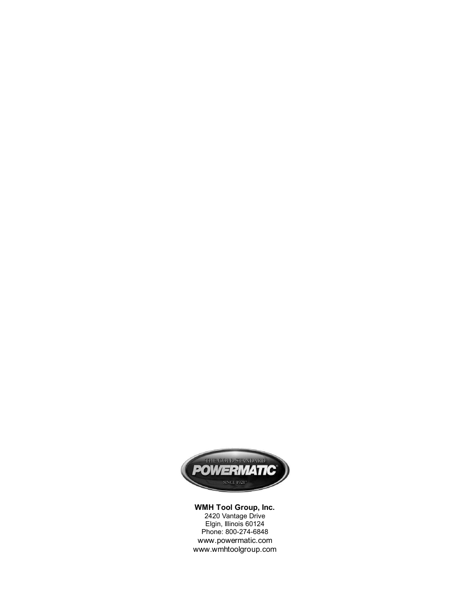 Powermatic 60B User Manual | Page 40 / 40