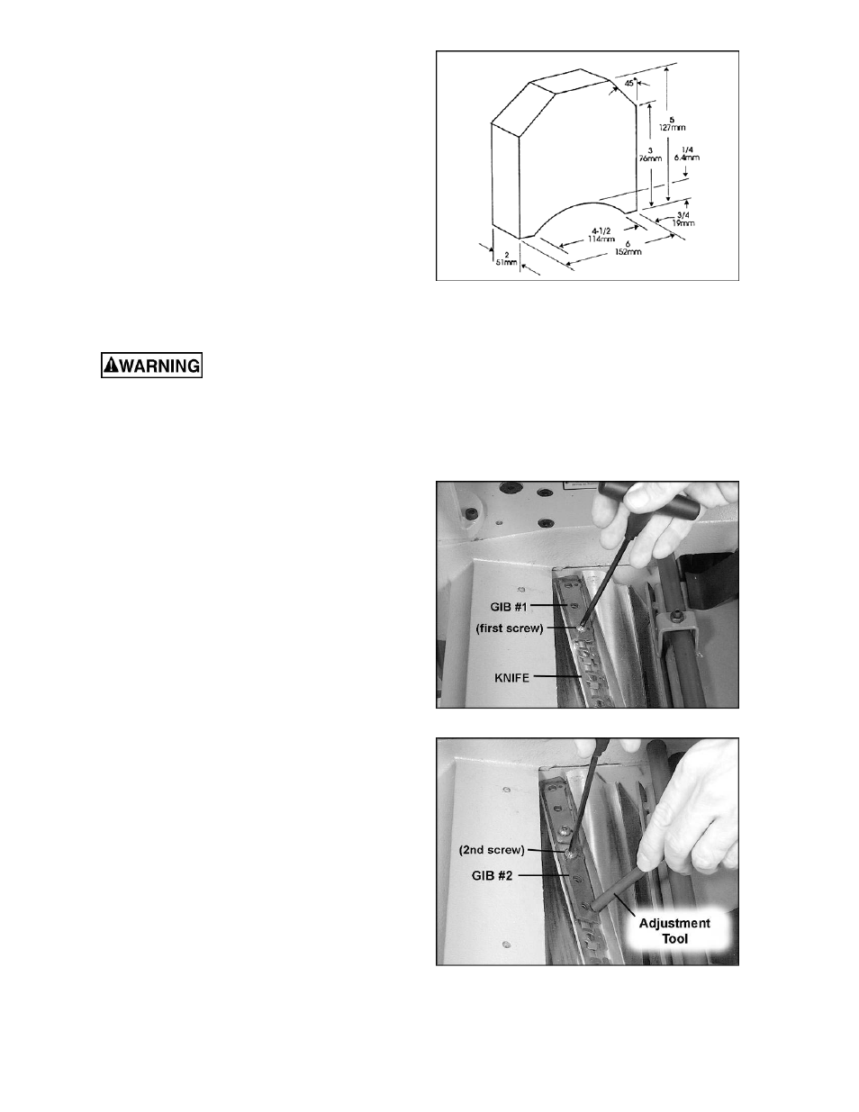 Cutterhead, Replacing knives (model 15s only) | Powermatic 15HH User Manual | Page 12 / 40