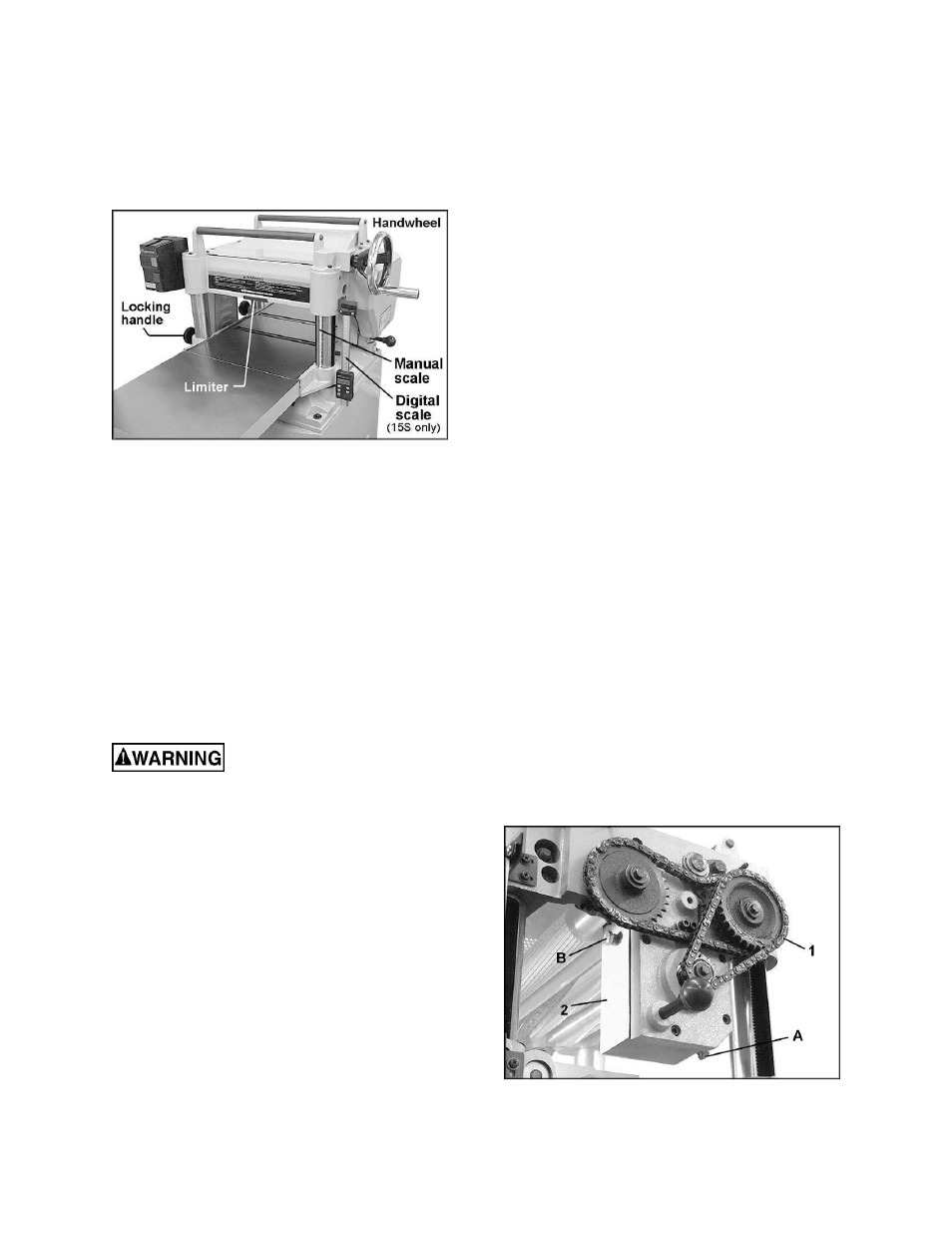 Depth of cut, Maintenance | Powermatic 15HH User Manual | Page 18 / 40