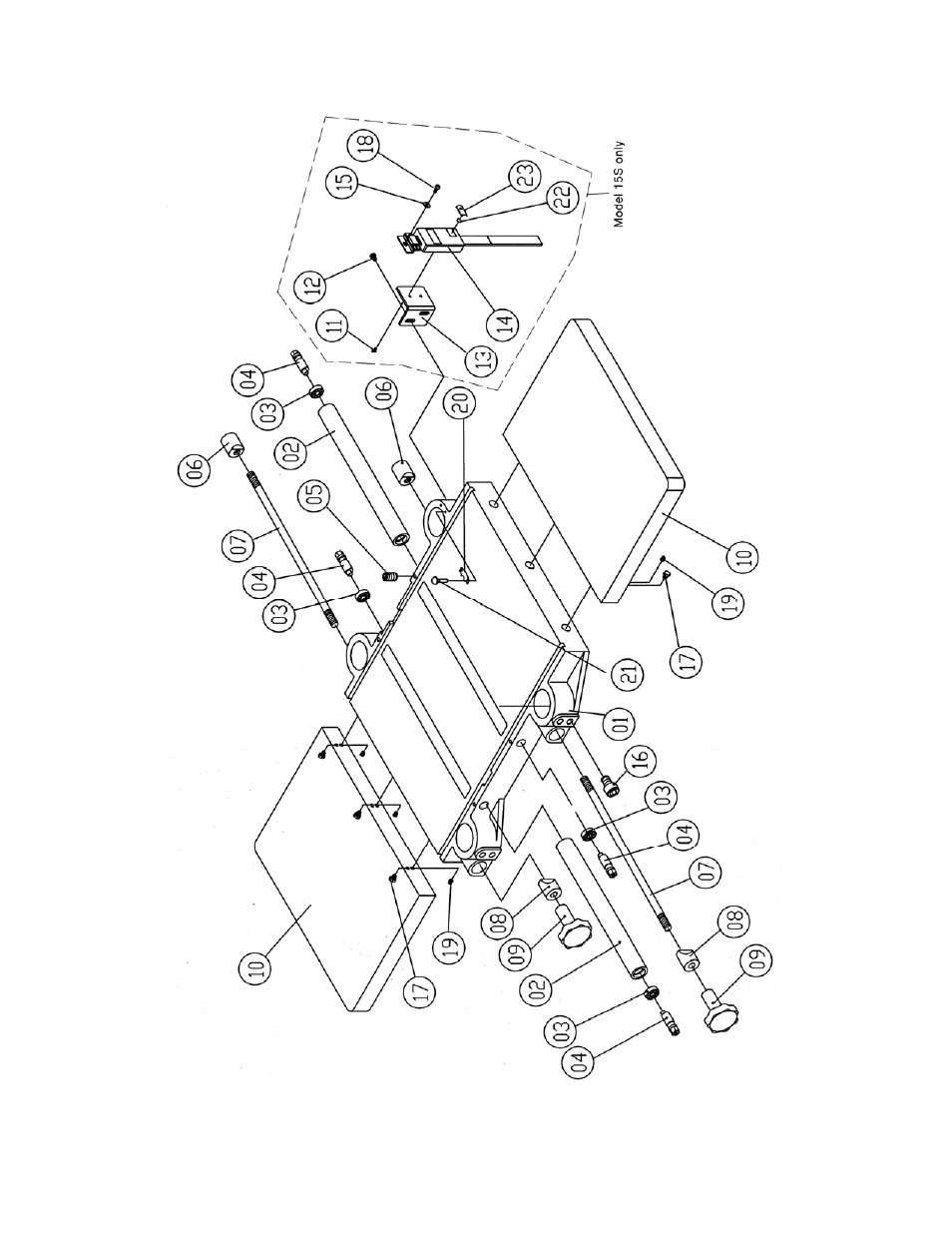 Table assembly | Powermatic 15HH User Manual | Page 32 / 40