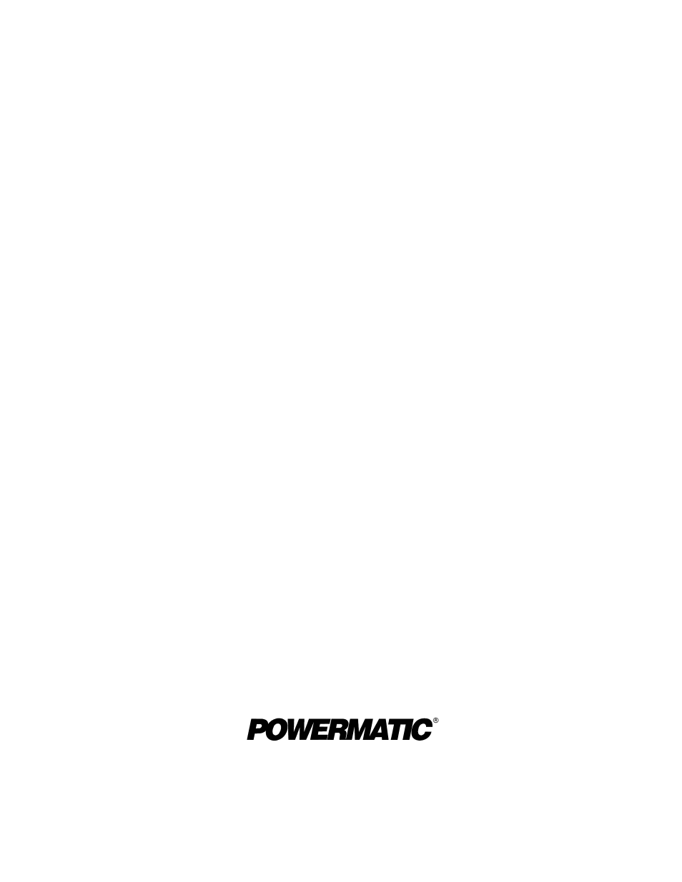 Powermatic WP2412 User Manual | Page 36 / 36