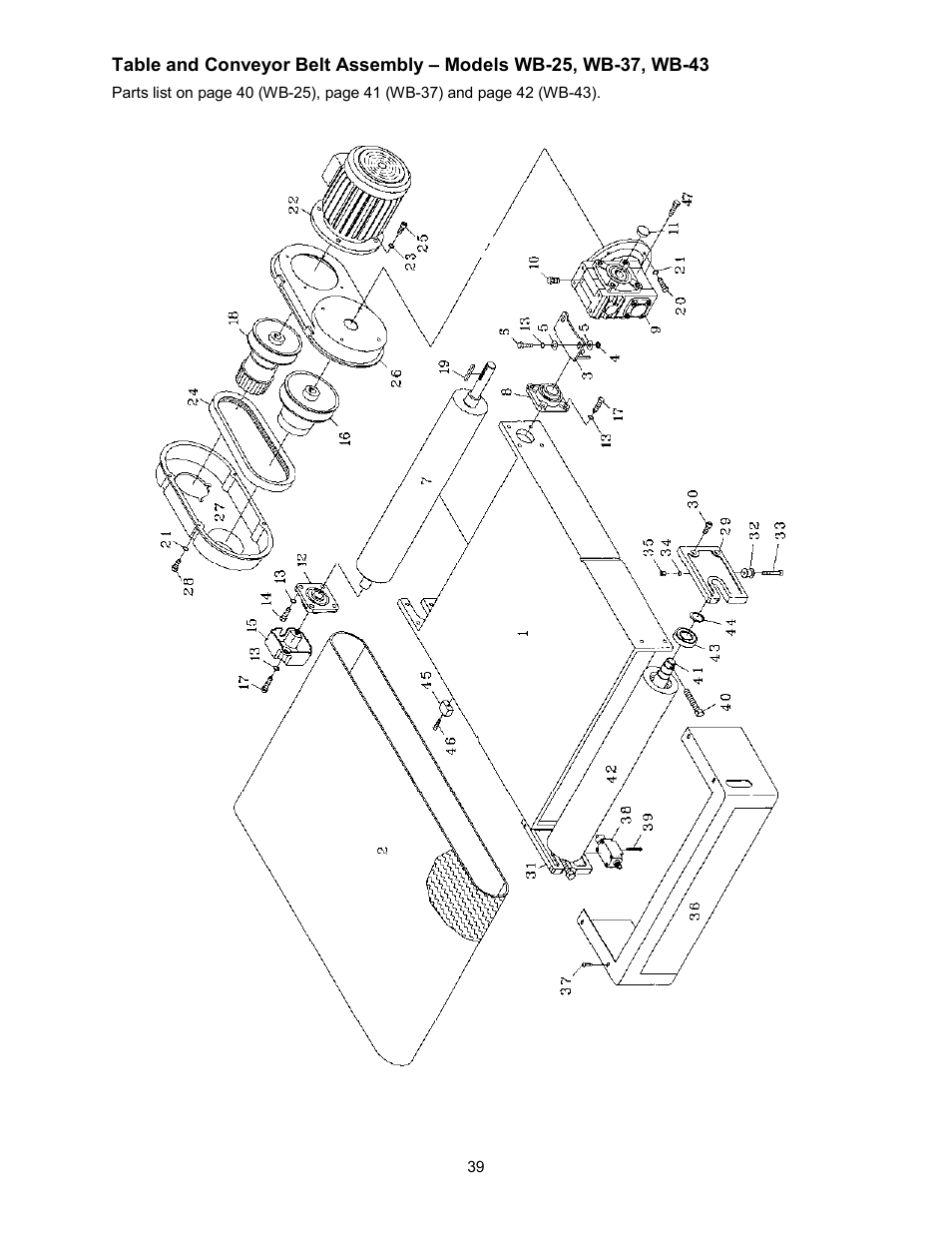 Powermatic WB-43 User Manual | Page 39 / 68